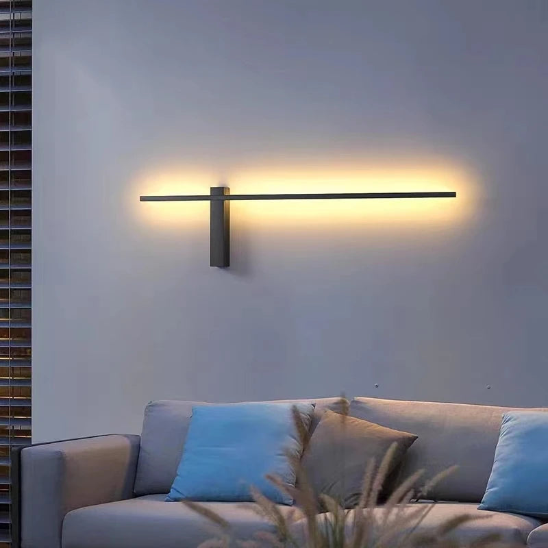 Nordic Lamp Minimalist LED Wall Lights Aluminium Living Room Bedroom Sconce Home Decor Art Design Free Collocation Dropshipping