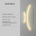 LED Wall Lamp Modern Minimalist Linear Wall Sconce Designer for Bedroom Living Room Hallway Kitchen Home Accent Wall Decor