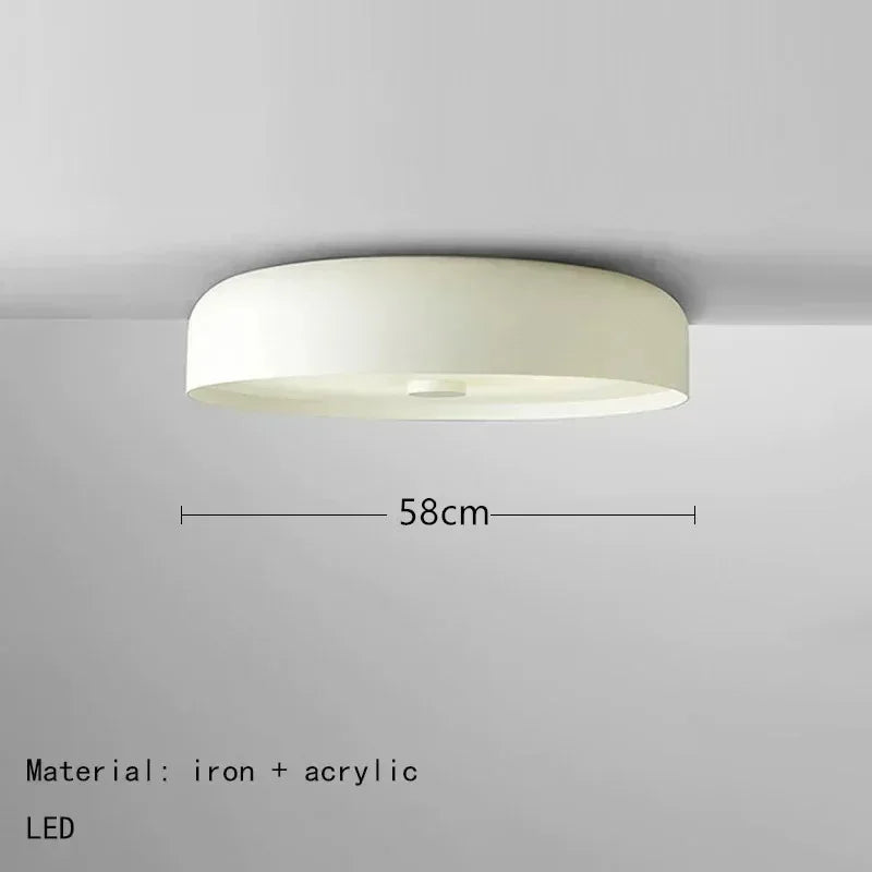 2025 Nordic round Ceiling Light Orange Minimalist Circle Lights for Kitchen Living Room Children'S Room Decor Hallway Aisle Lamp