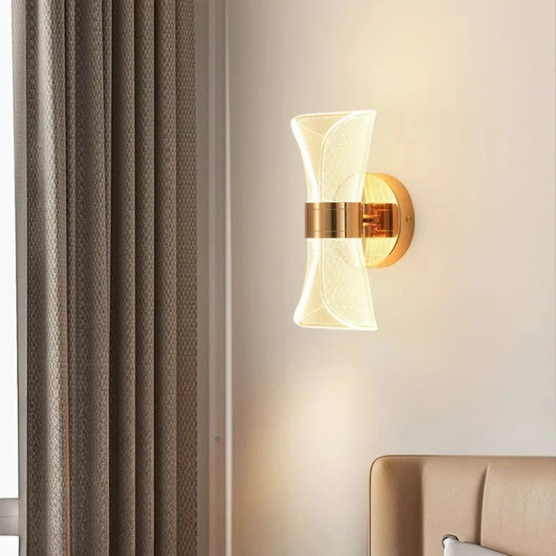 LED Nordic Wall Light Modern Minimalist Creativity Déco Chambre for Staircase Corridor Living Room Bedhead Luminaire Murale