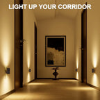 Cylindrical Night Lights Plug into Wall Dimmable LED Nightlight with Light Sensor Adjustable Brightness for Hallway Bedroom