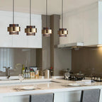 Nordic Restaurant Small Pendant Lights, Simple, Modern, Fashionable, Creative, Bedroom, Bedside, Cafe, Single-Head Glass Lamp