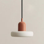 French Cream Style Glass Pendant Light Minimalist Bedside Lamp Bar Counter Restaurant Light Corridor Entrance Lighting Fixture