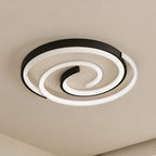 LED-taklampa med rund eller fyrkantig form – Geova – rund(50 cm)-45 W / 3- färger utan fjärrkontroll / Voltage 165-265V – produktfokuserad miljöbild
