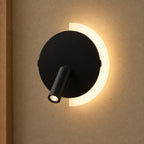 Vägglampa för läsning och stämning – Läsra – B-svart – produktfokuserad miljöbild