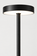 Uppladdningsbar bordslampa med rund skärm