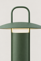 Bärbar bordslampa med handtag