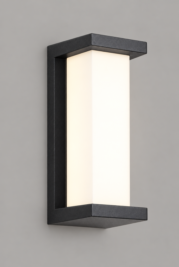 Hemton – utomhusvägglampa med opal diffusor