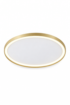 Hemton – rund LED-plafond med ljusring – vit bakgrund