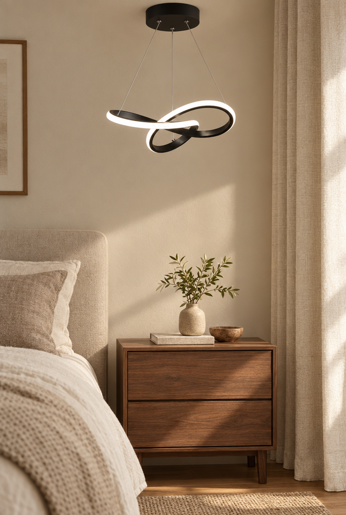 Takpendel med böljande LED-form
