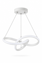 Takpendel med böljande LED-form – vit bakgrund