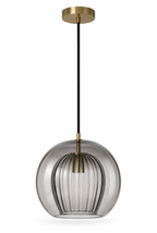 Hemton – pendellampa i dubbelt glas – vit bakgrund