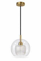 Hemton – pendellampa i dubbelt glas – vit bakgrund